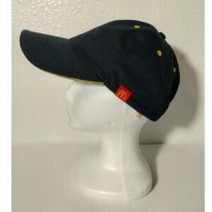 McDonald's Employee One Size Black Adjustable Snapback Baseball Cap Hat 2025